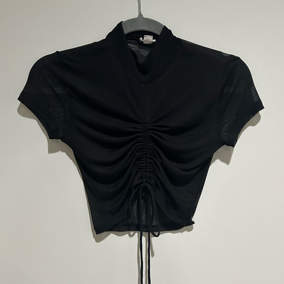 Garage Mesh Crop Top - Picture 2 of 4